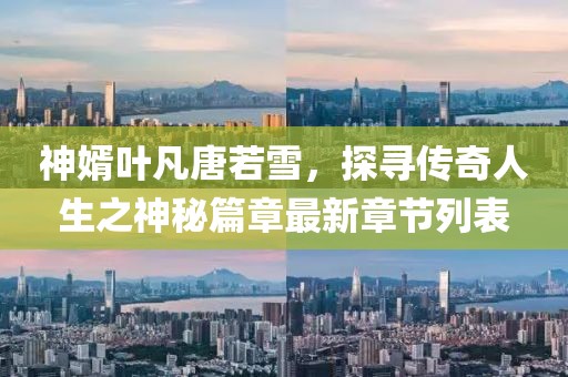 神婿葉凡唐若雪，探尋傳奇人生之神秘篇章最新章節(jié)列表