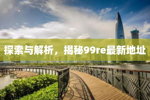 探索與解析，揭秘99re最新地址