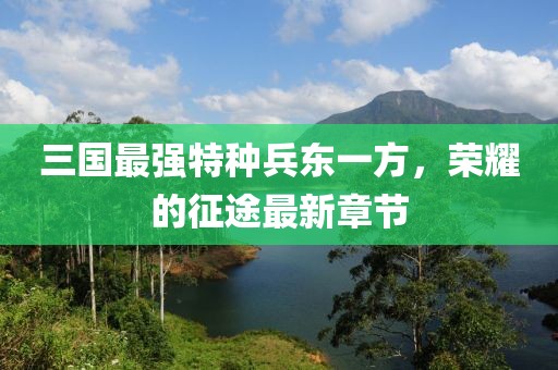 三國最強(qiáng)特種兵東一方，榮耀的征途最新章節(jié)