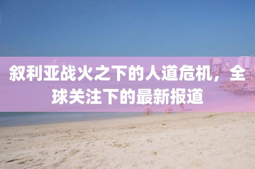 敘利亞戰(zhàn)火之下的人道危機(jī)，全球關(guān)注下的最新報(bào)道