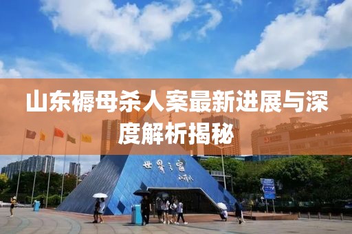 山東褥母殺人案最新進(jìn)展與深度解析揭秘