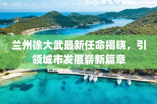 蘭州徐大武最新任命揭曉，引領城市發(fā)展嶄新篇章