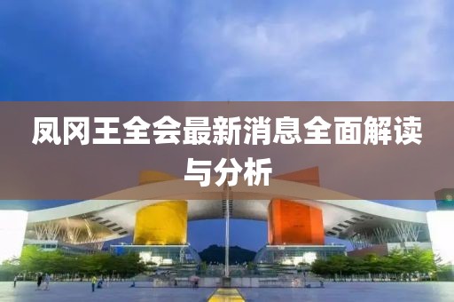 鳳岡王全會最新消息全面解讀與分析