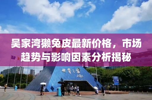 吳家灣獺兔皮最新價(jià)格，市場(chǎng)趨勢(shì)與影響因素分析揭秘