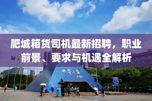 肥城箱貨司機(jī)最新招聘，職業(yè)前景、要求與機(jī)遇全解析