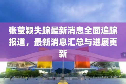 張瑩穎失蹤最新消息全面追蹤報道，最新消息匯總與進展更新