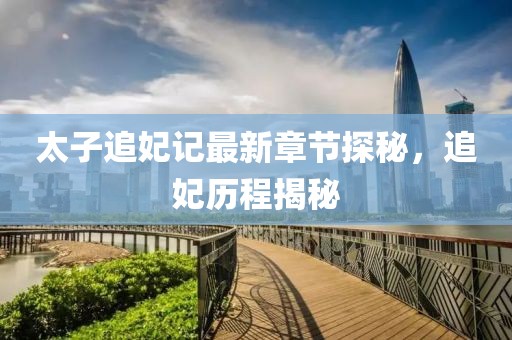 太子追妃記最新章節(jié)探秘，追妃歷程揭秘