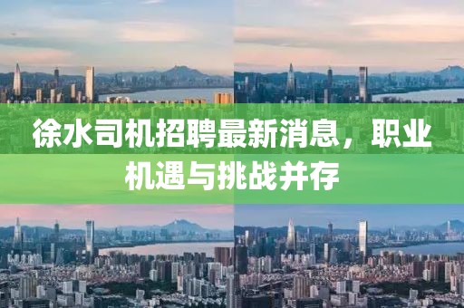 徐水司機(jī)招聘最新消息，職業(yè)機(jī)遇與挑戰(zhàn)并存