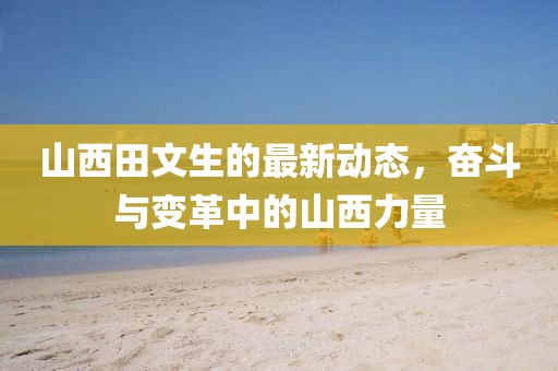 山西田文生的最新動(dòng)態(tài)，奮斗與變革中的山西力量