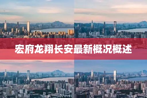 宏府龍翔長安最新概況概述