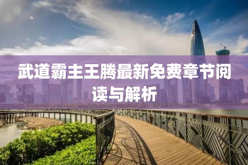 武道霸主王騰最新免費(fèi)章節(jié)閱讀與解析