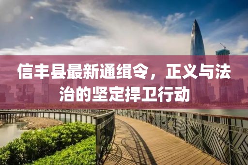 信豐縣最新通緝令，正義與法治的堅(jiān)定捍衛(wèi)行動(dòng)