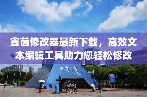鑫茵修改器最新下載，高效文本編輯工具助力您輕松修改