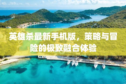 英雄殺最新手機(jī)版，策略與冒險(xiǎn)的極致融合體驗(yàn)