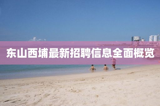 東山西埔最新招聘信息全面概覽
