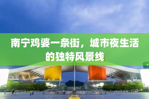 南寧雞婆一條街，城市夜生活的獨(dú)特風(fēng)景線