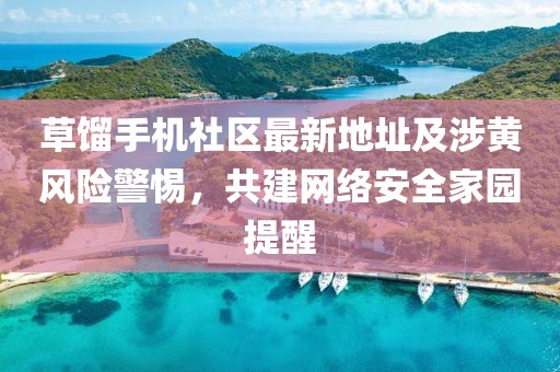 草餾手機(jī)社區(qū)最新地址及涉黃風(fēng)險警惕，共建網(wǎng)絡(luò)安全家園提醒