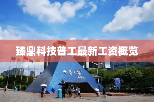 臻鼎科技普工最新工資概覽