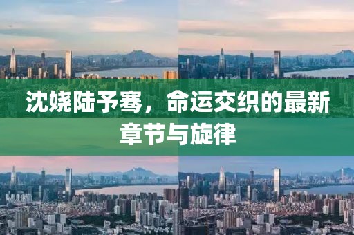 沈嬈陸予騫，命運交織的最新章節(jié)與旋律