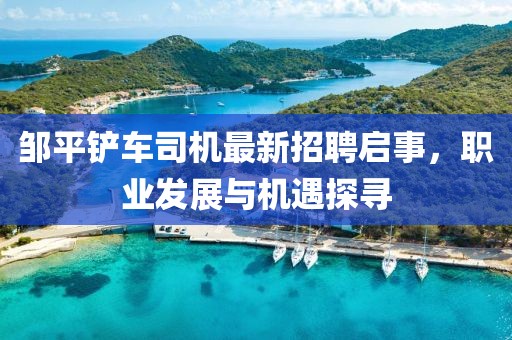 鄒平鏟車司機(jī)最新招聘啟事，職業(yè)發(fā)展與機(jī)遇探尋