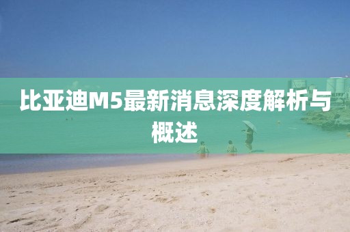 比亞迪M5最新消息深度解析與概述