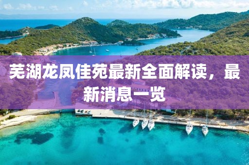 蕪湖龍鳳佳苑最新全面解讀，最新消息一覽