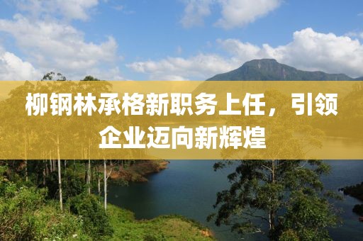 柳鋼林承格新職務上任，引領企業(yè)邁向新輝煌