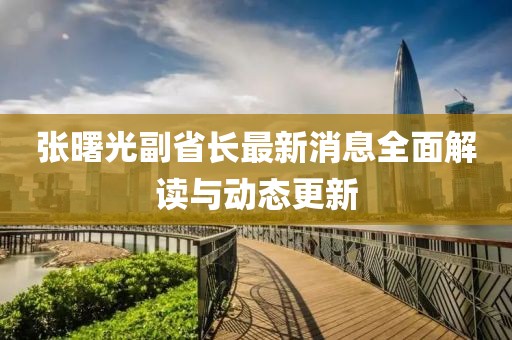 張曙光副省長最新消息全面解讀與動態(tài)更新
