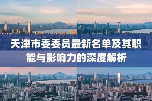 天津市委委員最新名單及其職能與影響力的深度解析