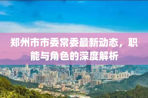 鄭州市市委常委最新動態(tài)，職能與角色的深度解析